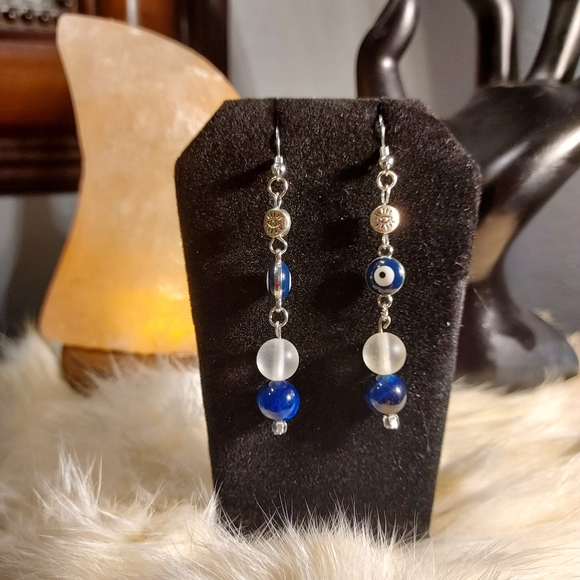 New Handmade crystal earrings - Picture 3 of 4